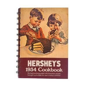 Hershey's 1934 Cookbook Chocolate Recipes Baking Desserts Hardcover Book 1971